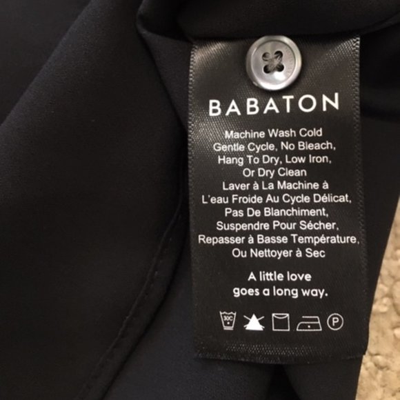 Aritzia  Babaton  Wolfgang blouse /Black XXS - Picture 4 of 5